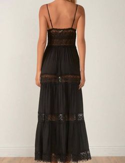 Style 1-2531795041-3014 ELAN Black Size 8 Tall Height Spaghetti Strap Straight Dress on Queenly