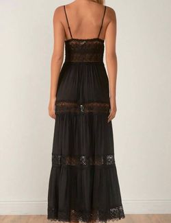 Style 1-2531795041-3472 ELAN Black Size 4 Floor Length Free Shipping Sheer Straight Dress on Queenly