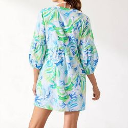 Style 1-2658639319-3011 TOMMY BAHAMA Multicolor Size 8 Tall Height Pockets Free Shipping Sorority Rush Cocktail Dress on Queenly