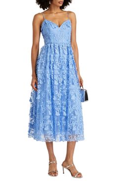 Style 1-1328238913-98 Monique Lhuillier Blue Size 10 Free Shipping Cocktail Dress on Queenly