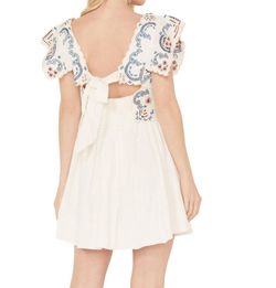 Style 1-1747748700-2901 Free People White Size 8 Free Shipping Sleeves Keyhole Cocktail Dress on Queenly