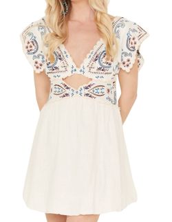 Style 1-1747748700-2901 Free People White Size 8 Sleeves Bridal Shower Sorority Free Shipping Cocktail Dress on Queenly