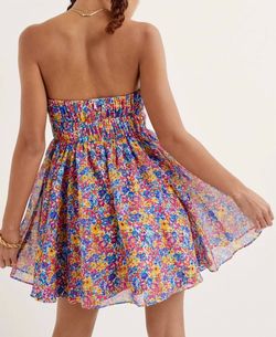 Style 1-1842850970-3855 for Love & Lemons Multicolor Size 0 Strapless Free Shipping Polyester Cocktail Dress on Queenly