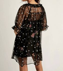 Style 1-1919471570-3855 Free People Black Size 0 Sheer Sorority Sorority Rush Mini Cocktail Dress on Queenly