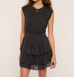Style 1-2009175517-2791 heartloom Black Size 12 Plus Size Ruffles Summer Cocktail Dress on Queenly