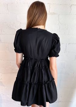 Style 1-2402168223-2791 Idem Ditto Black Size 12 Free Shipping Mini Casual Cocktail Dress on Queenly
