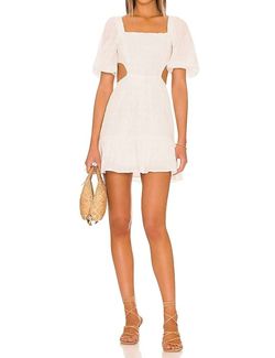 Style 1-3457645454-2901 MINKPINK White Size 8 Mini Cut Out Cocktail Dress on Queenly