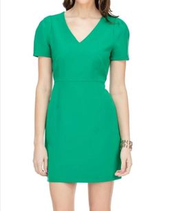Style 1-3530378804-2696 Jade Green Size 12 Free Shipping V Neck Cocktail Dress on Queenly