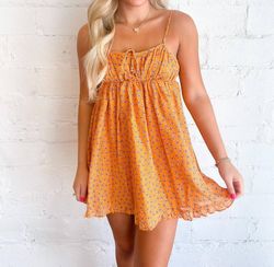 Style 1-3586095643-2791 Sky to Moon Orange Size 12 Mini Free Shipping Casual Cocktail Dress on Queenly