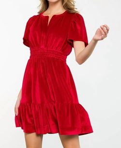 Style 1-635014326-3471 THML Red Size 4 Free Shipping Polyester Mini Spandex Sorority Cocktail Dress on Queenly