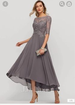 Gray Size 16 A-line Dress on Queenly