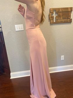 Windsor Pink Size 4 Tall Height Side slit Dress on Queenly