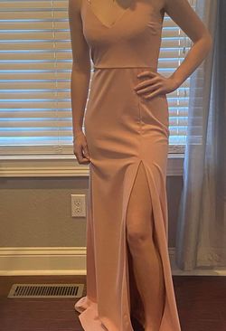 Windsor Pink Size 4 Tall Height Side slit Dress on Queenly