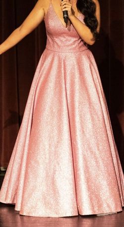 MoriLee Pink Size 12 Pageant Floor Length Ball gown on Queenly