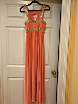Calvin Klein Orange Size 4 Free Shipping Military Straight Dress on Queenly