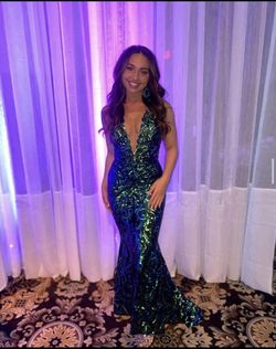 Fernando Wong Green Size 2 Pageant Mermaid Dress on Queenly