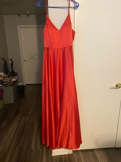 Style QY50Q049 B. Darlin Red Size 16 Jersey Plus Size Qy50q049 Tall Height A-line Dress on Queenly