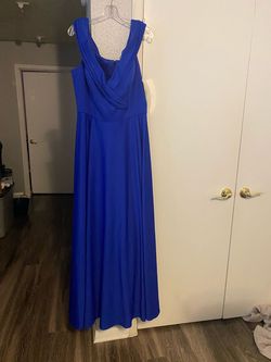 Zoey Grey Blue Size 20 Plus Size Tall Height Ball gown on Queenly