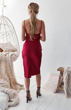 Style 1-2288460596-238 Velvi Red Size 12 Free Shipping Cocktail Dress on Queenly