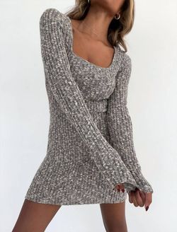 Style 1-3165518116-2901 Rumored Gray Size 8 Sorority Rush Mini Square Neck Cocktail Dress on Queenly
