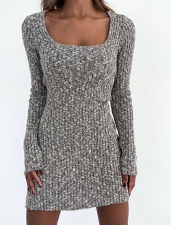 Style 1-3165518116-2901 Rumored Gray Size 8 Long Sleeve Cocktail Dress on Queenly