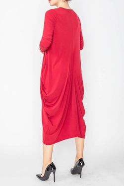 Style 1-3909206676-3775 IC COLLECTION Red Size 16 Free Shipping Spandex Long Sleeve Cocktail Dress on Queenly
