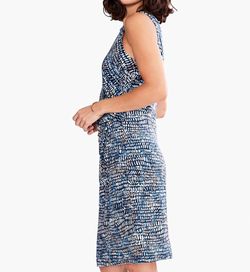Style 1-69398648-3775 Nic + Zoe Blue Size 16 1-69398648-3775 Mini Tall Height Cocktail Dress on Queenly