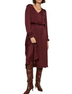 Style 1-888017976-2696 current air Red Size 12 Burgundy Satin Sleeves Plus Size Cocktail Dress on Queenly