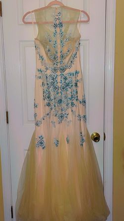 Aspeed Nude Size 12 Free Shipping Floor Length Mermaid Dress on Queenly