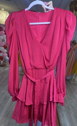 Style GD4524 glam Pink Size 8 Sleeves Long Sleeve Cocktail Dress on Queenly