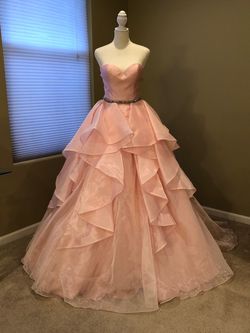 Sherri Hill Pink Size 2 Free Shipping Tall Height Ball gown on Queenly