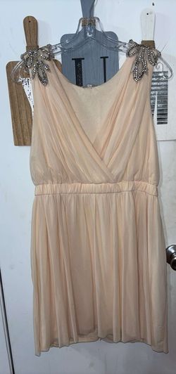 Charlotte russee Nude Size 12 Plus Size Cocktail Dress on Queenly