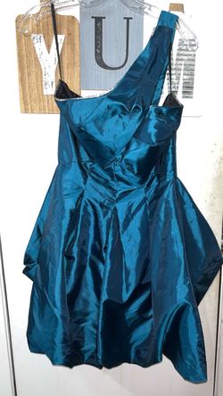Juno Blue Size 8 Prom Jersey Homecoming Cocktail Dress on Queenly