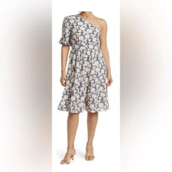 NSR Blue Size 8 Polyester Cocktail Dress on Queenly