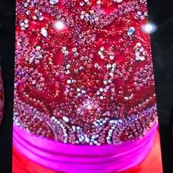 Sherri Hill Red Size 0 Floor Length Free Shipping Jersey Pageant Mermaid Dress on Queenly