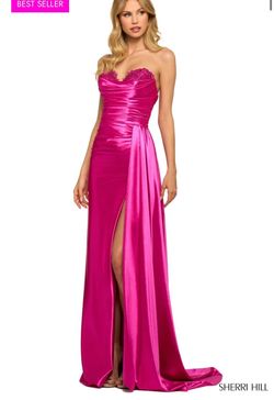 Sherri Hill Pink Size 0 Mini Medium Height Floor Length Straight Dress on Queenly