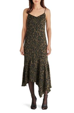 Style 1-1672677692-3236 STEVE MADDEN Green Size 4 Free Shipping Polyester Tall Height Cocktail Dress on Queenly