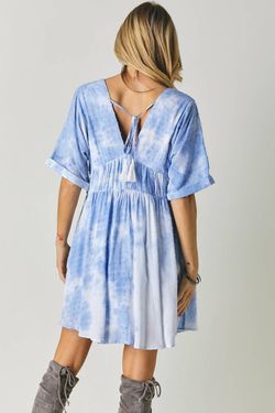 Style 1-1836570651-3011 DAVI & DANI Blue Size 8 Tall Height Cocktail Dress on Queenly