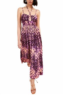 Style 1-1842466997-1498 Ulla Johnson Purple Size 4 Fitted Print Cocktail Dress on Queenly