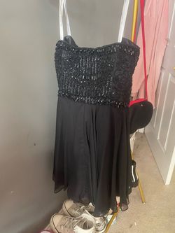 Sherri Hill Black Size 18 Plus Size Cocktail Dress on Queenly