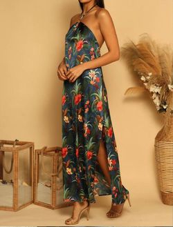Style 1-2050804868-3471 SHORE Multicolor Size 4 Tall Height Floor Length Black Tie Side slit Dress on Queenly