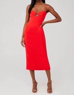 Style 1-2138276827-3236 BARDOT Red Size 4 Polyester Cocktail Dress on Queenly