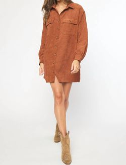 Style 1-219667369-2793 entro Brown Size 12 Free Shipping Casual Long Sleeve Cocktail Dress on Queenly
