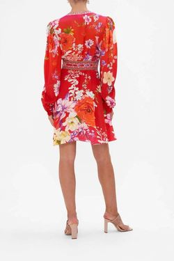 Style 1-2642369988-3855 Camilla Red Size 0 Floral Summer Tall Height Cocktail Dress on Queenly