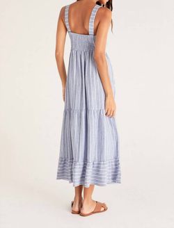Style 1-2712428557-2696 Z Supply Blue Size 12 Fitted Cocktail Dress on Queenly