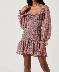 Style 1-2728213964-3471 ASTR Pink Size 4 Free Shipping Sleeves Sheer Cocktail Dress on Queenly