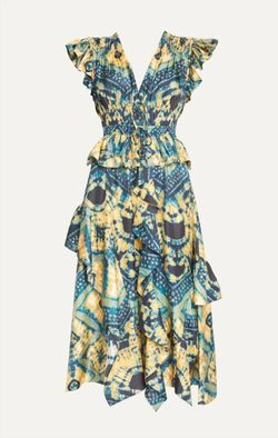 Style 1-3091224196-649 Ulla Johnson Multicolor Size 2 Print Cocktail Dress on Queenly
