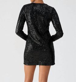 Style 1-3595967188-2901 Sanctuary Black Size 8 Shiny Mini Tall Height Cocktail Dress on Queenly