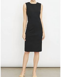 Style 1-3681291401-5 Vince Black Size 0 1-3681291401-5 Straight Cocktail Dress on Queenly