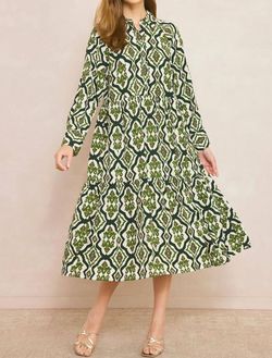 Style 1-3776406008-2901 entro Green Size 8 Print Tall Height Cocktail Dress on Queenly